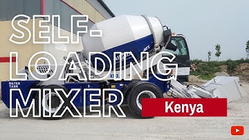 AIMIX Self-loading Mixer working in Kenya