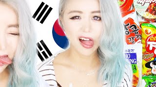 Australian Girl Tries Korean Snacks + Vegemite Chocolate ♥ Taste Test ♥ Chinese Australian ♥ Wengie
