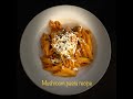 Friday special dinner, delicious mushroom pasta recipe, Indian family in Australia,