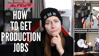 BEING A RUNNER / PRODUCTION ASSISTANT ON FILMS || How Did I Start Out?