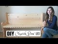 DIY CHURCH PEW | HOW TO BUILD A PEW $65 | Momma From Scratch