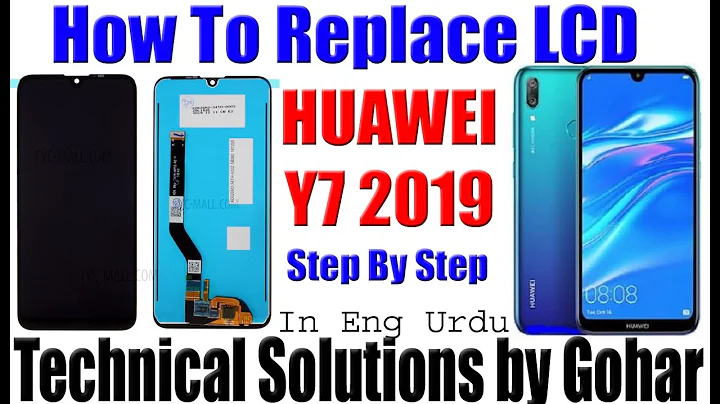 Huawei Y7 Prime 2019 LCD Screen Replacement | Huawei Y7 2019 DUB-LX1 Disassembly Screen Replacement