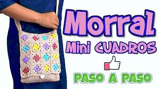 Bolsa Ó Morral Mini Cuadros Granny Tejido A Crochet Paso A Paso - Granny Square Bag
