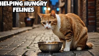 Feeding Felines: A Street Cat's Tale