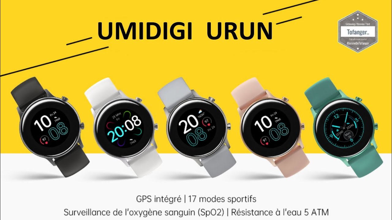 UMIDIGI Urun SmartWatch 5ATM - App PaiActive - Android & IOS - Unboxing :  r/chinaphones