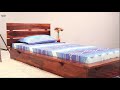Single Beds - Buy Dwayne Single Bed Online in Honey Finish at Wooden Street Single Beds - Buy Dwayne Single Bed Online in Honey Finish at Wooden Street