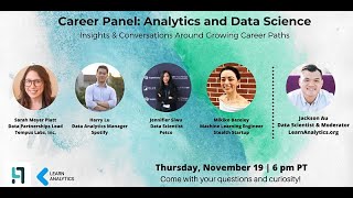 Career Panel: Break into Analytics & Data Science