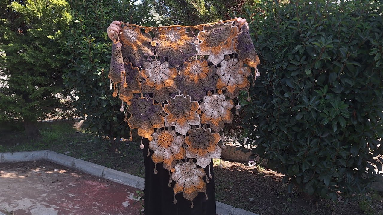 Шаль из листопада