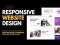 How to Build a Responsive Website with HTML & CSS | Beginner to Advanced Full Project Tutorial