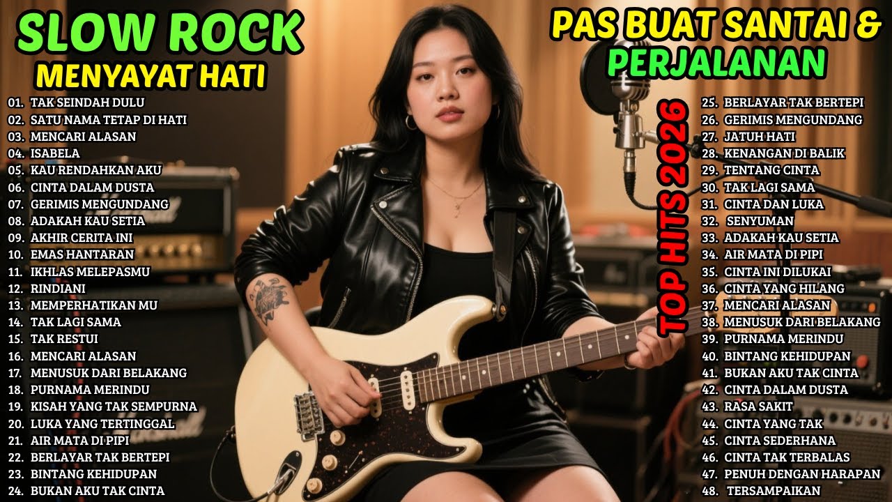 🎵 SLOW ROCK BALLAD TERBARU 2025 FULL LAGU SEDIH - EMAS HANTARAN - 💔Bikin Nangis