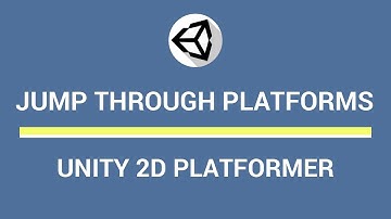 Unity 2D Platformer Tutorial - Part 2 - Jump through Platforms