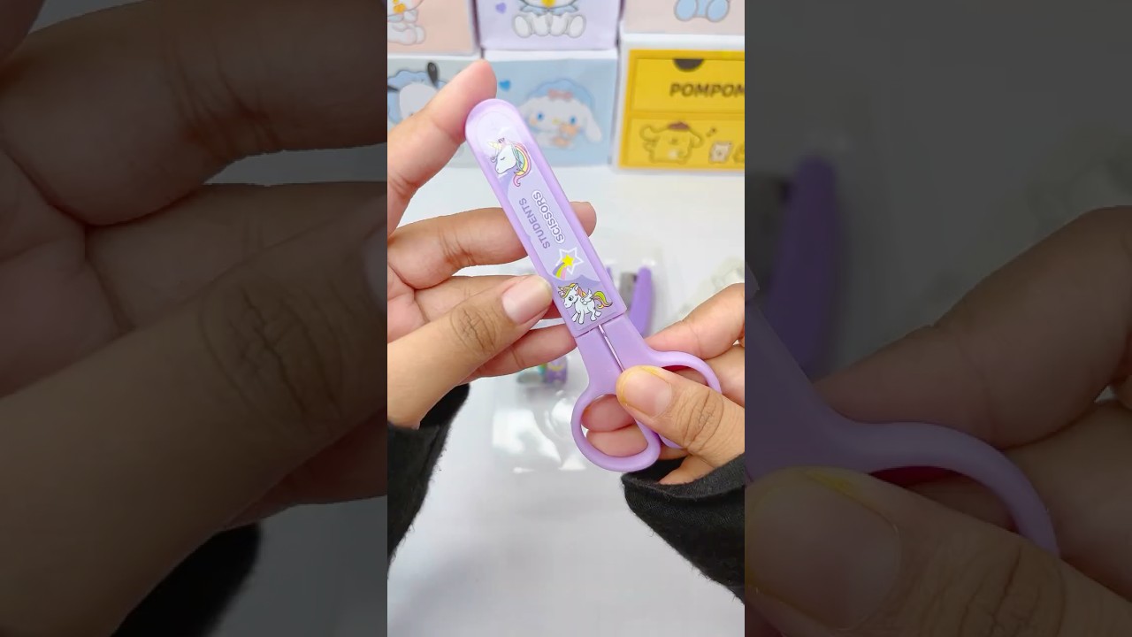 Unicorn stationary set unboxing ASMR 