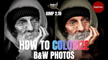 How to colorize black and white photos (GIMP 2.10 Tutorial)