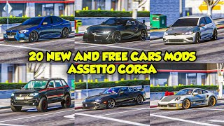 20 NEW & FREE cars mods for assetto corsa 2023   Download links