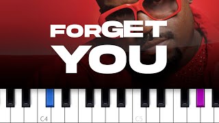 Ceelo Green - Forget You  (piano tutorial)