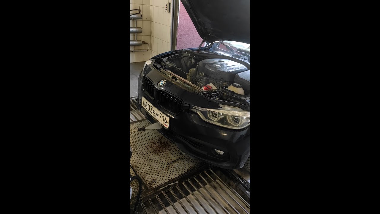 Промывка радиатора bmw f30