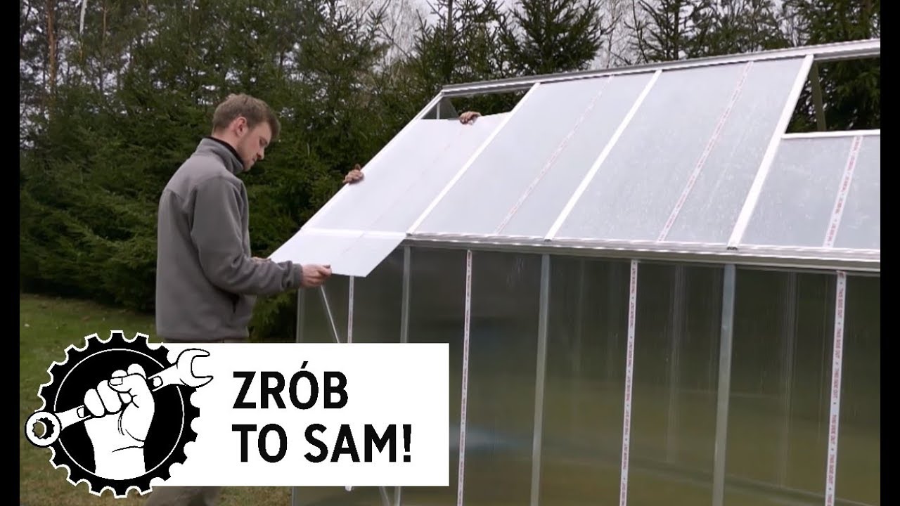Montaż szklarni z poliwęglanu Silver Mythos marki Palram - Ogrodosfera.pl -  greenhouse assembly