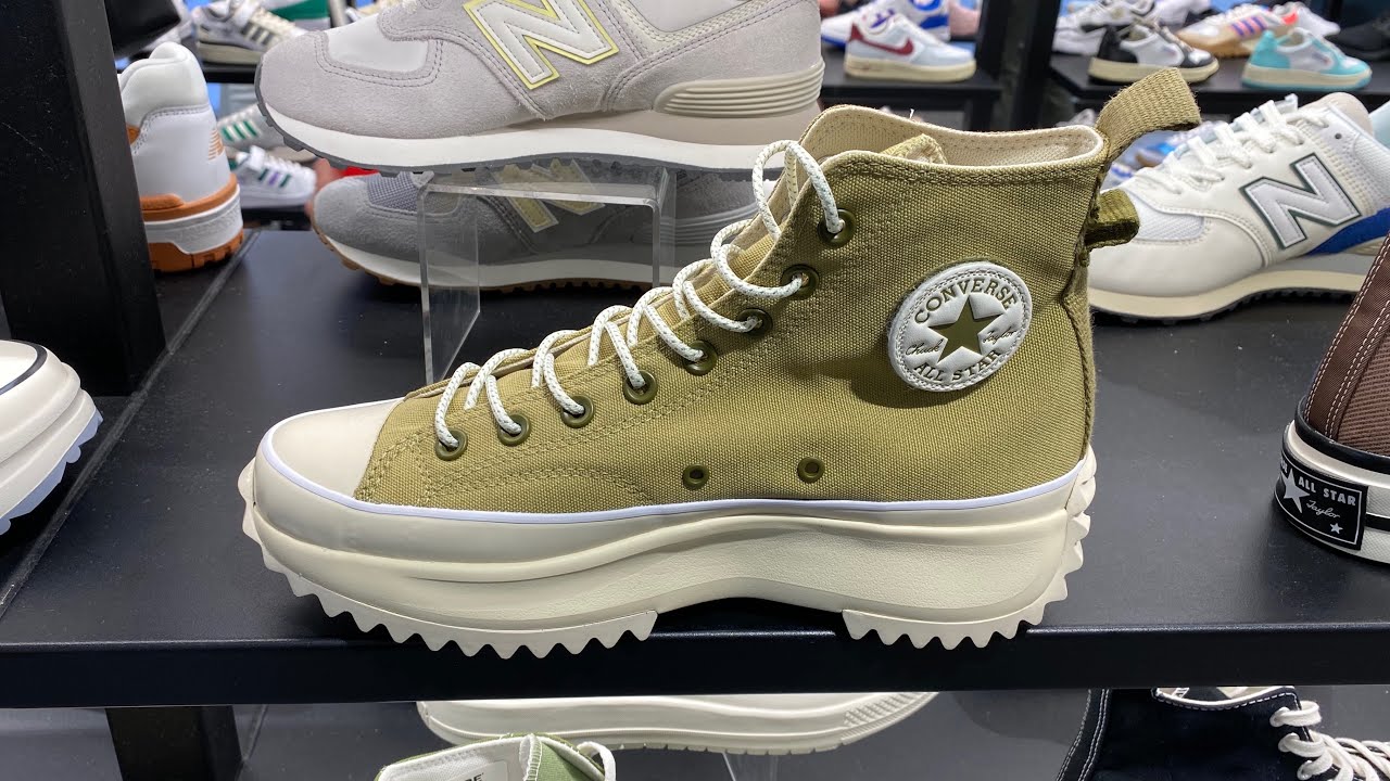 Converse Run Star Hike Utility High (Toad/Dark Moss/Natural Ivory