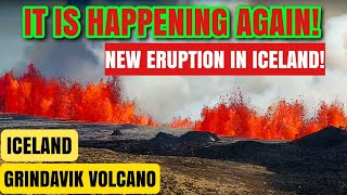 It's Happening Again! Volcano Erupts In Iceland A Few Moments Ago! Iceland Volcano Eruption! 29 May