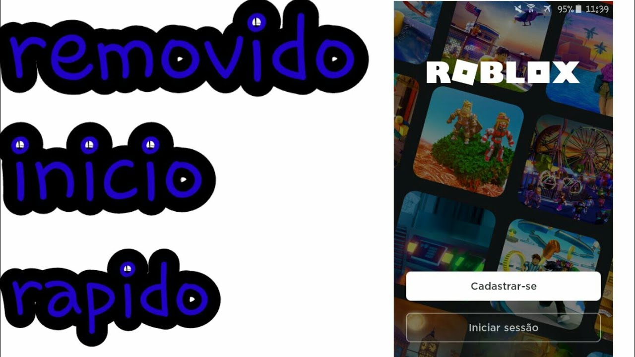 COMO USAR O INICIO RÁPIDO NO ROBLOX!!!! 