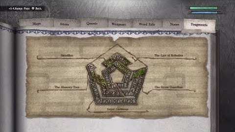 Nier Replicant Sound Effect - Fragments Menu