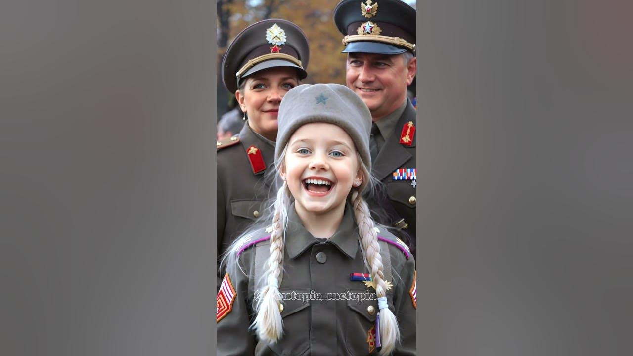 Милая девочка поет песню «КАТЮША» перед своими родителями #военный