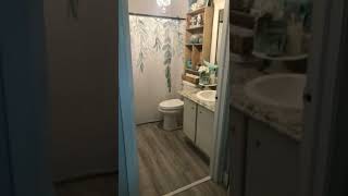 Riyidecor!BEST SELLERS BATHROOM SHOWER CURTAIN||Small Bathroom Decorating ideas|Green Leaves Plants