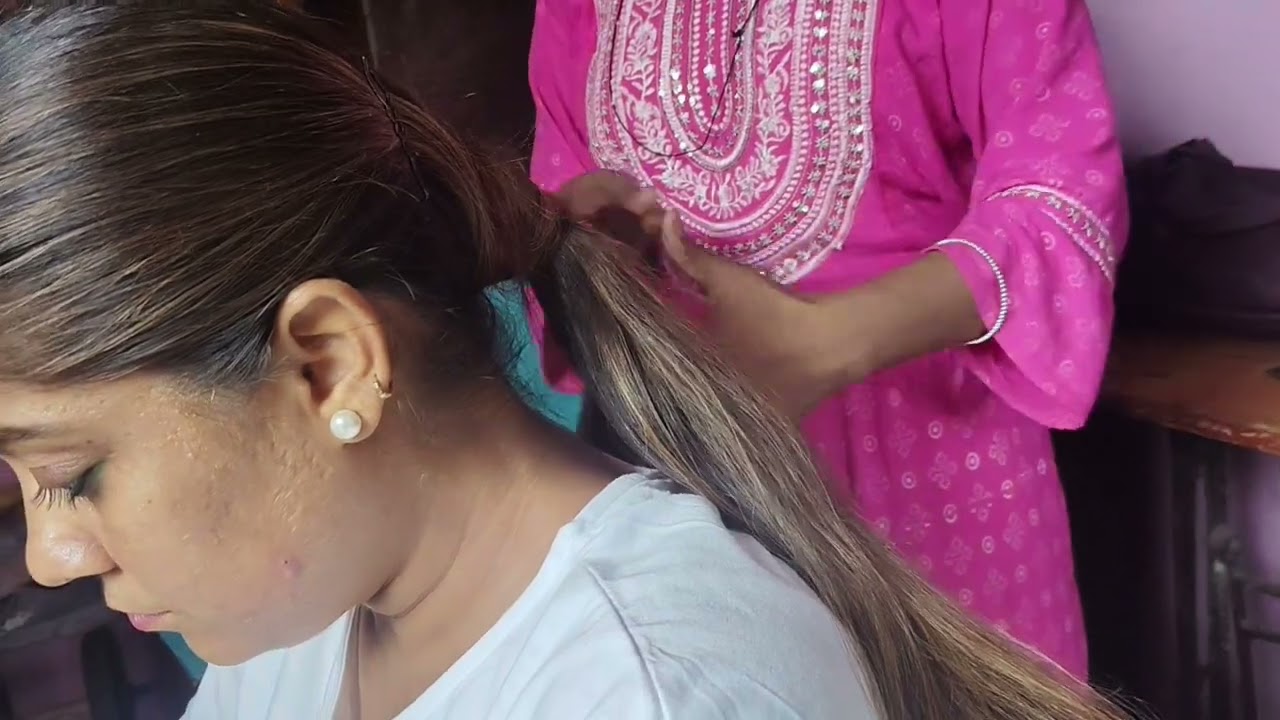 Student practice hair styleplz_subscribe_my_channel 