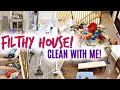 NEW! *FILTHY* HOUSE CLEAN WITH ME! EXTREME CLEANING MOTIVATION 2020! ACTUAL MESSY HOUSE! SAHM