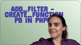 Full Wordpress: add_filter - create_function pb in PHP8 Update