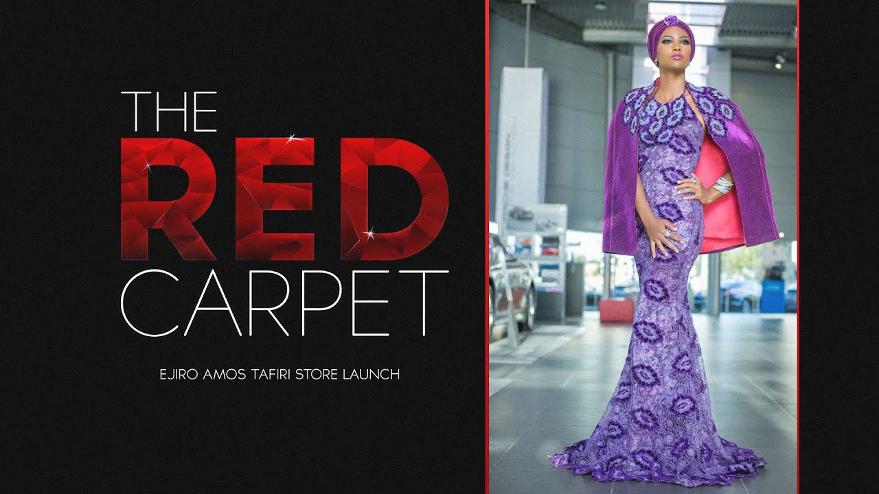 ⁣Red Carpet - Ejiro Amos Tafiri Store Launch