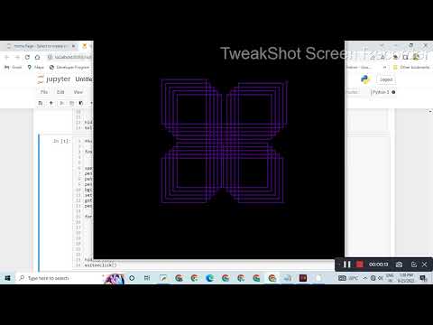 awesome design 28 || Python turtle library || Python for beginners #poojapatel