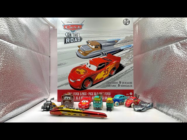 Disney Pixar Cars Salt Fever 9 Pack - Cars on the Road - Peggy Liner Sealed  Box 194735088690