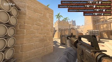 CS2: Silenced Slayer - 4 Clutch Kills with M4A1-S on Mirage! Watch and Learn!