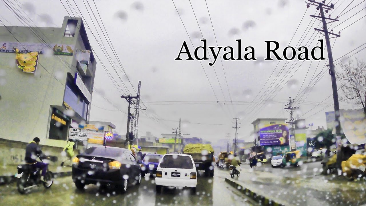 Beautiful Weather In Rawalpindi Rain In Rawalpindi Driving In Rain 