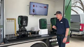 DAB Pumps Demo Trailer showcases its ESYLINE of variable speed, constant pressure pump systems.