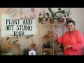 Plant Room Tour 🌵🌱 | Art Studio Tour 🎨