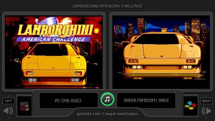 Super Nintendo. - #Top5: Jogos de Corrida 😊 5- Lamborghini American  Challenge O objetivo do game era basicamente correr em rachas clandestinos  com uma Lamborghini Diablo e ganhar dinheiro sujo com as