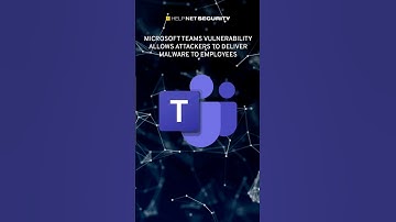 Microsoft Teams vulnerability allows attackers to deliver malware to employees #microsoft #shorts