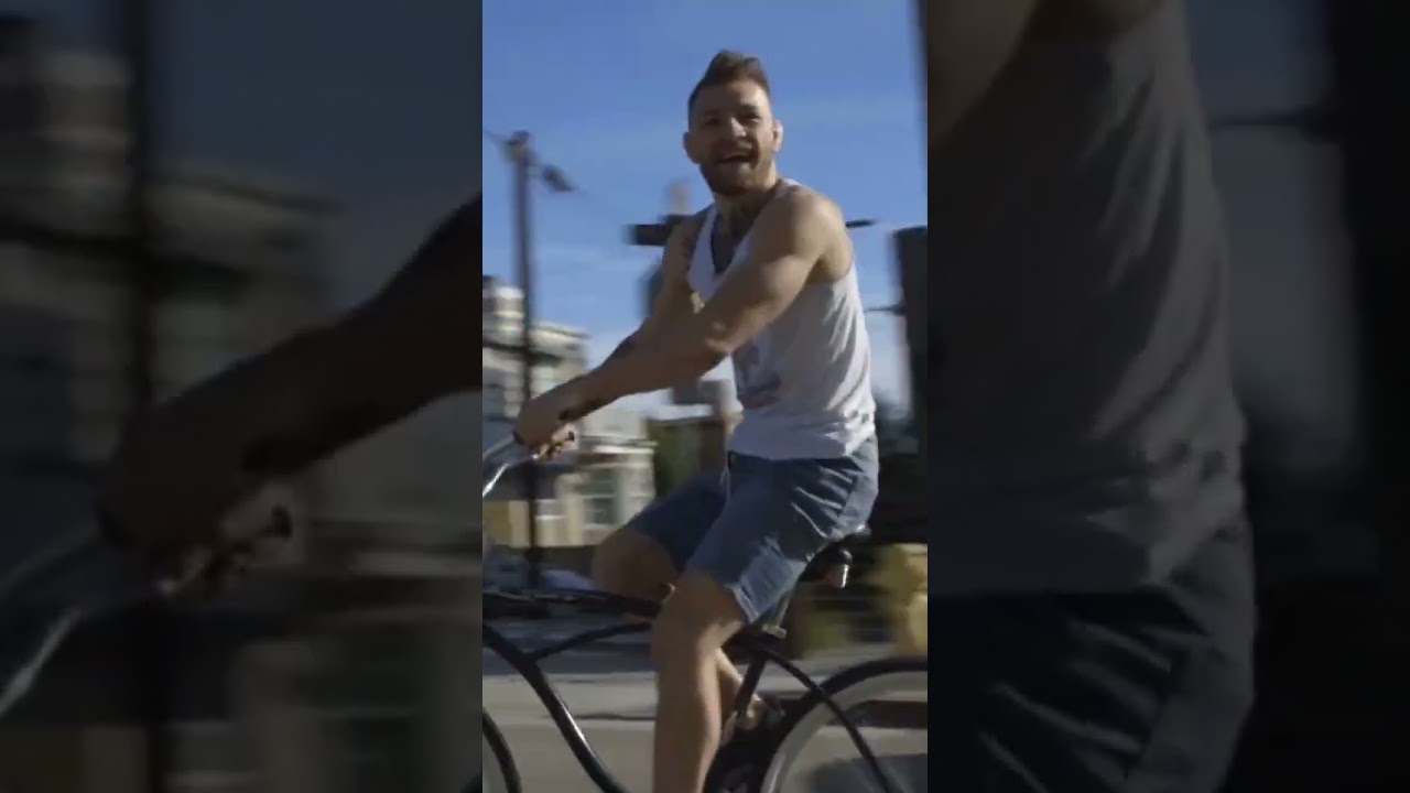 Conor McGregor cycling and singing Snoop Dogg will never get old 