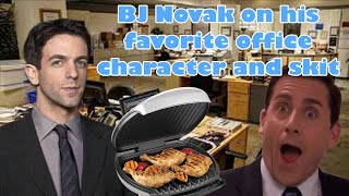 BJ Novak favorite Office character and skit