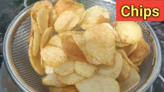 Chips Recipe।। अपने 5 रूपये बचाइये घर पर बच्चों के लिए चिप्स बनाइये। Instant recipe।।