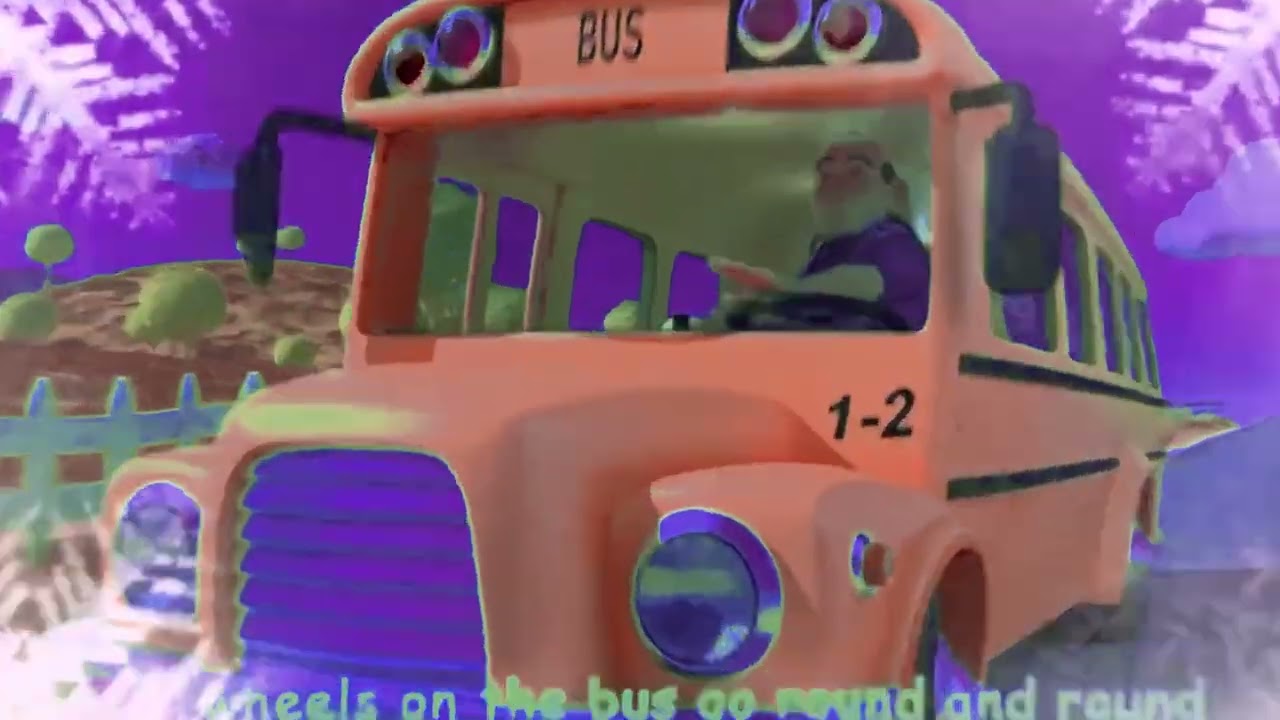 Wheels on the Bus Song Nursery Rhyme Variations 66 Seconds