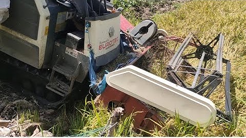 máy cắt 102 chạy tốc độ Cắt lúa rất nhanh tập1076 #maibangtv