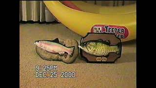 Travis Trout and Big Mouth Billy Bass Sings for the Holidays! (Christmas 2000)
