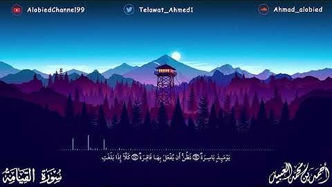 سورة القيامة - أحمد العبيد | 1441هـ