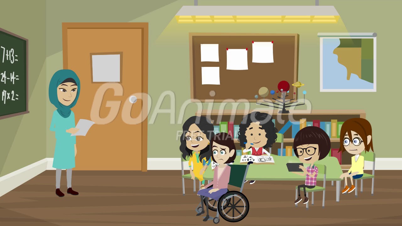 (أنا غير بإبداعي ) الإعاقه الحركيه (أ)