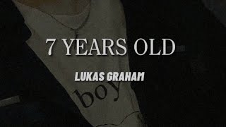 7 Years Old - Lukas Graham || [ slowed • reverb • lyrics ] Resimi