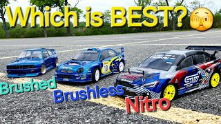 Brushed, Brushless, Nitro. Head to Head Which is BEST?