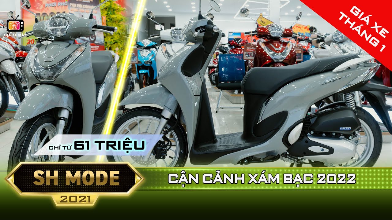 Cận cảnh "XÁM ĐEN" Honda SH Mode 2022 "CỰC ĐẸP" | Giá Xe Sh Mode 125cc ...